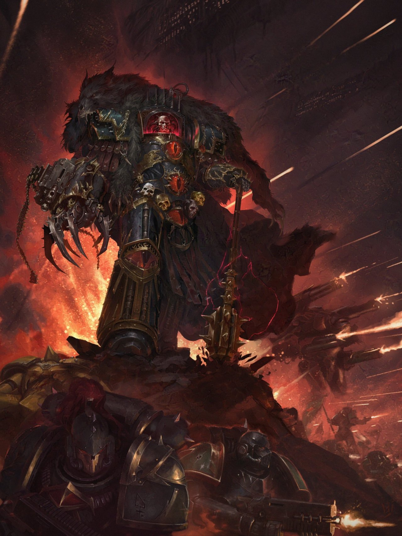 Horus Lupercal Artwork Horus Heresy with Sons of Horus