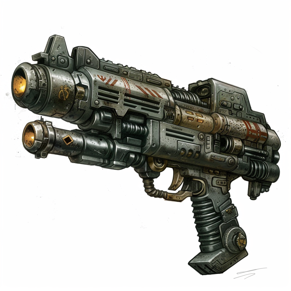 Lasgun Astra Militarum Imperial Guardsman Standard Gun Warhammer 40K