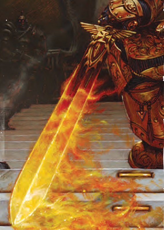 Emperor of Mankind's Sword Warhammer Artwork