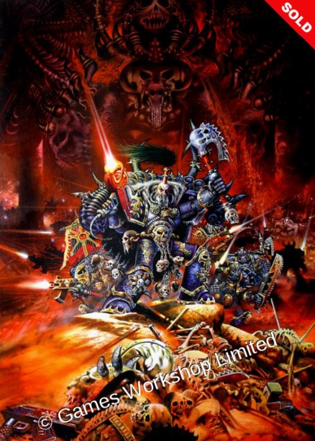 Warhammer Monthly Issue 70 - Chaos Marines MOST BEAUTIFUL COVER Oldhammer