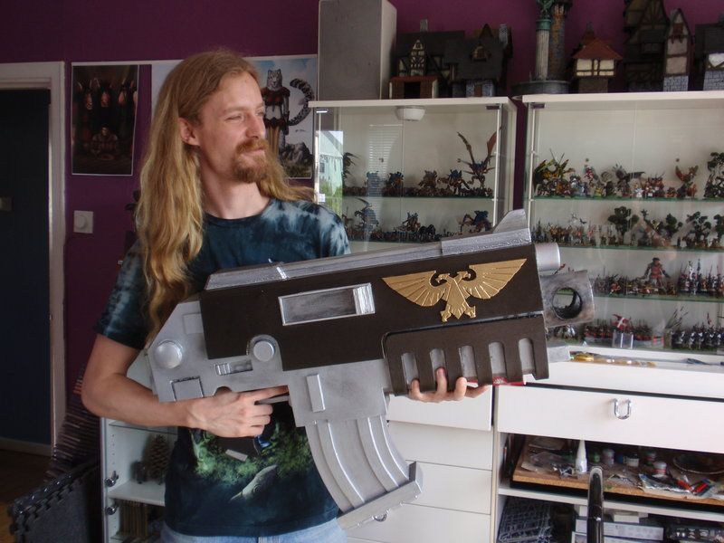 Real Life Size Bolter Space Marine Weapon