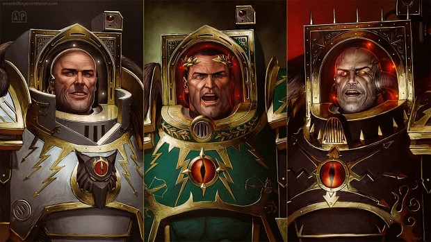 Evolution of Horus Lupercal Artwork