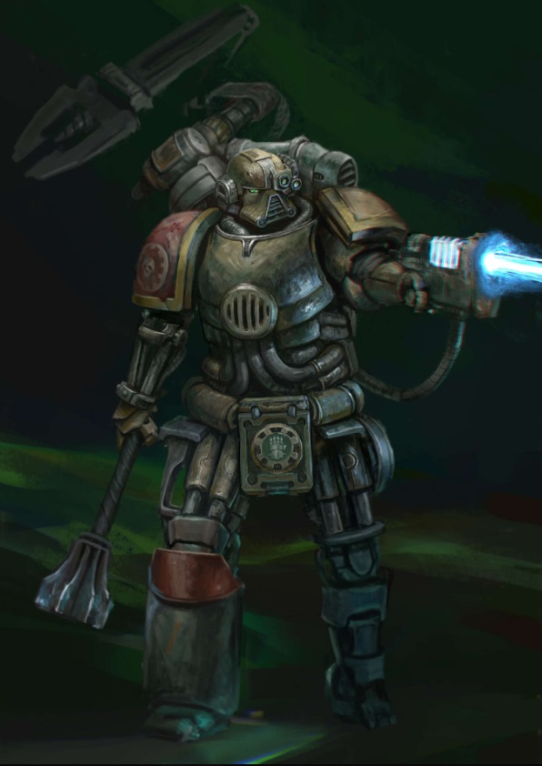 Techmarines Space Marines Warhammer Artwork