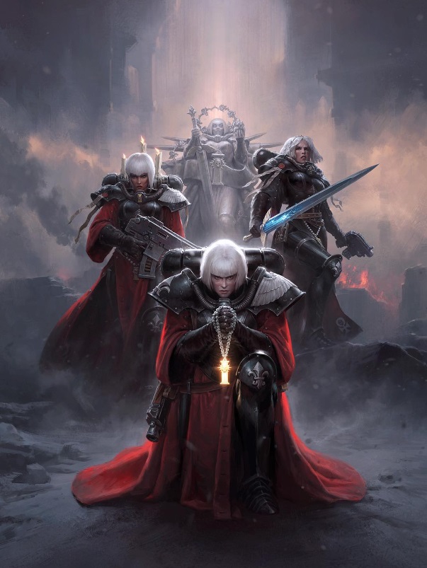 Sisters of Battle in Prayer and in Battle
