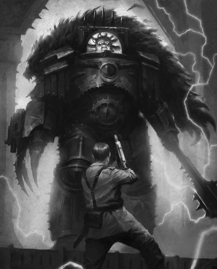 Horus Lupercal, Horus Heresy Versus Ollanius Pius Artwork