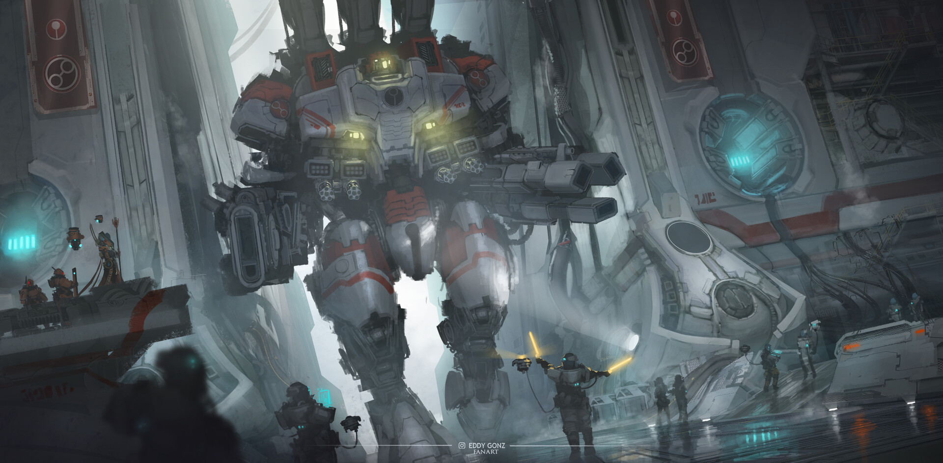 KX139 Ta'unar Supremacy Armour, T'au Artwork