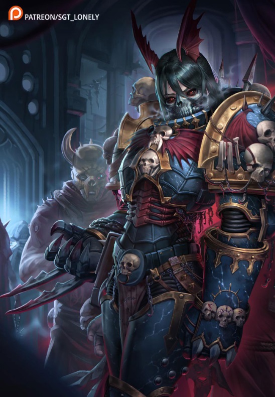 Female Nightlord Warhammer 40k Artwork