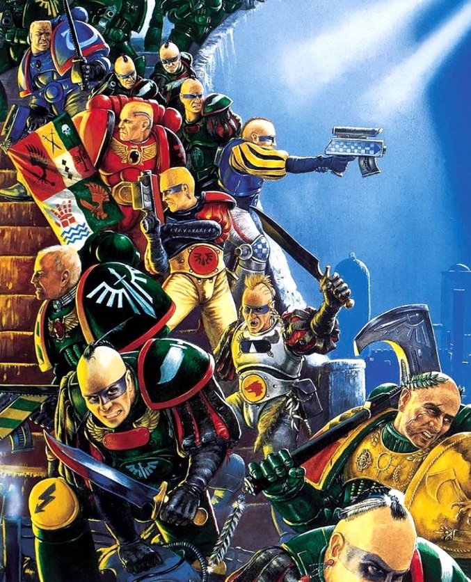 Oldhammer Space Marines Scouts: A Gathering of Legendary Chapters