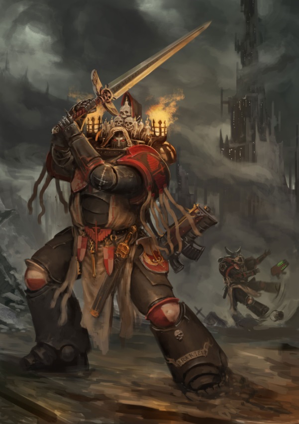 Dark Angel Space Marine Artwork