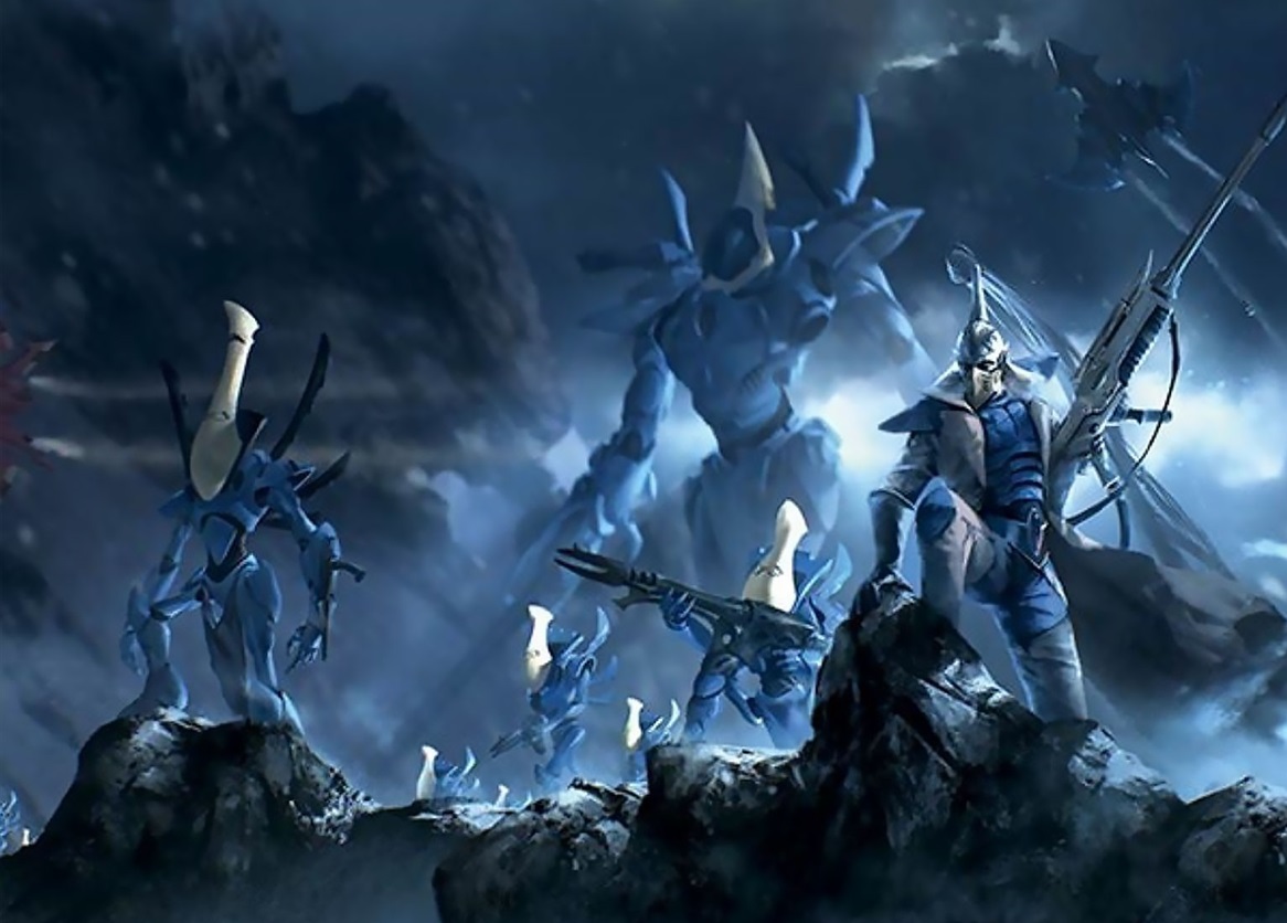 Aeldari Warriors and Wraithguard