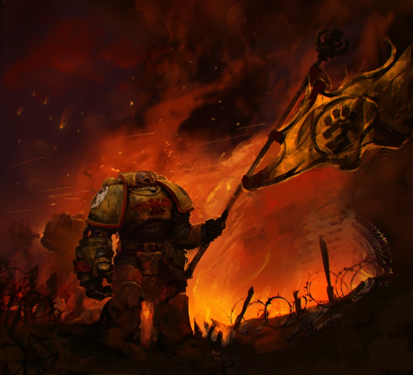 Imperial Fist with Battle Banner