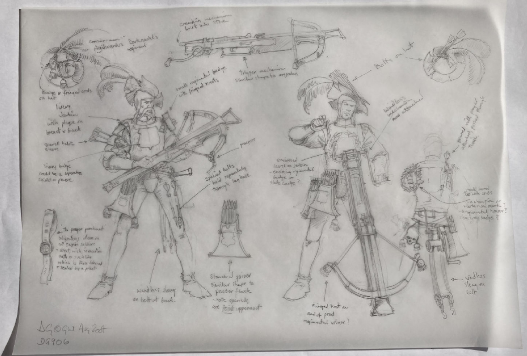 Soldiers Warhammer Fantasy Oldhammer Sketches