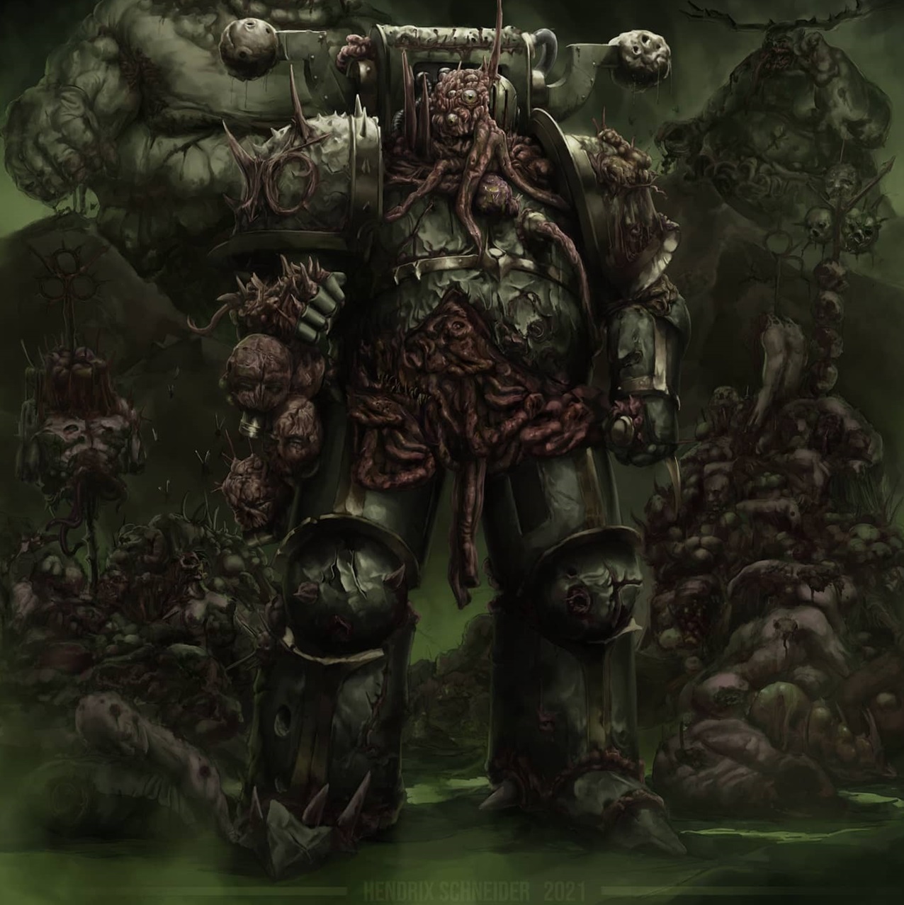 Death Guard Chaos Marines: Nurgle's Plague Warriors
