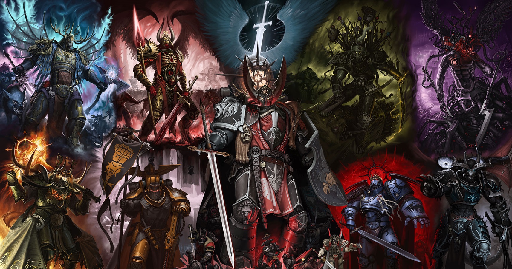 Primarchs from the alternative universe when they're heretics