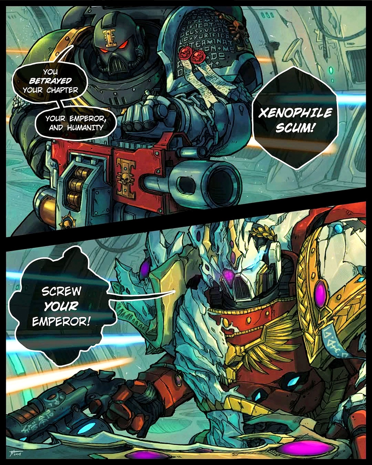 Warhammer 40k Showdown: Space Marine Versus Chaos Space Marine