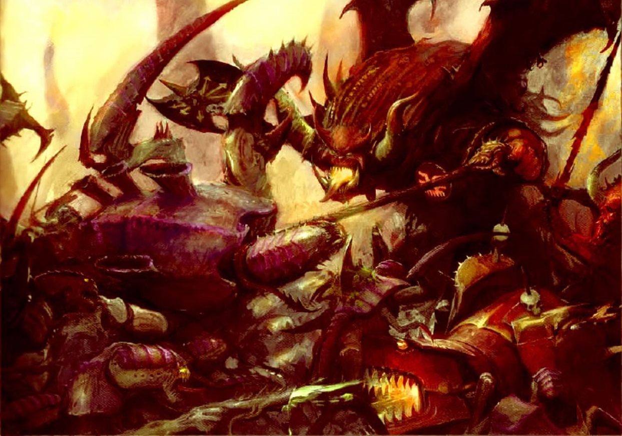 Khorne's Bloodthirster &amp; Bloodletters Oldhammer Art