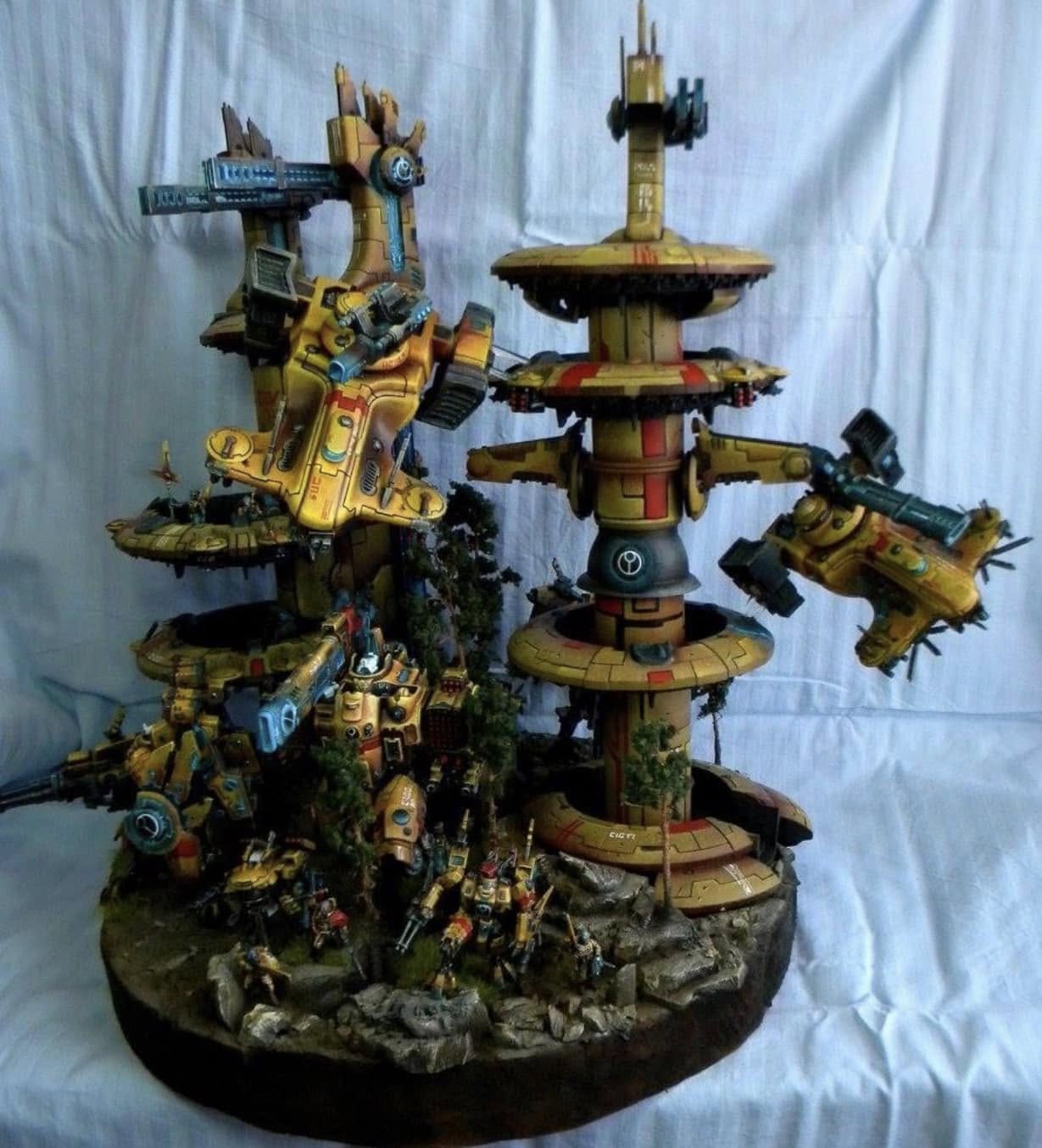 Amazing T'au World Diorama