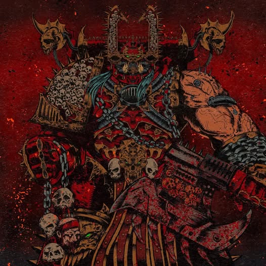 Kharn the Betrayer on his Kharnage Shenanigans