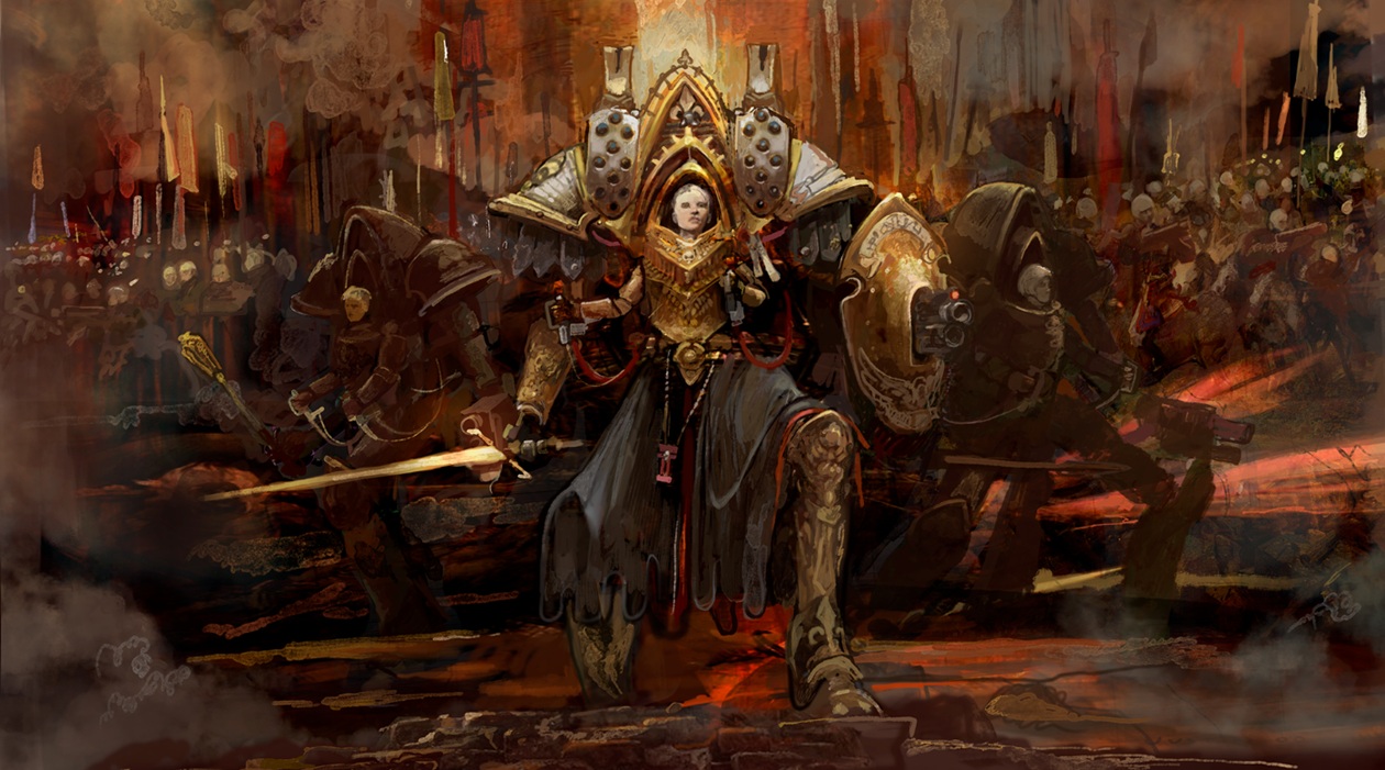 Sisters of Battle, Adepta Sororitas Epic Warhammer Illustration