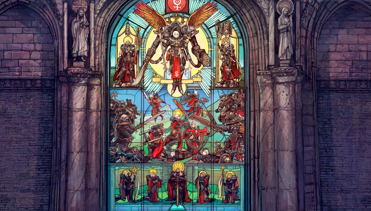 Adepta Sororitas Stained Glass