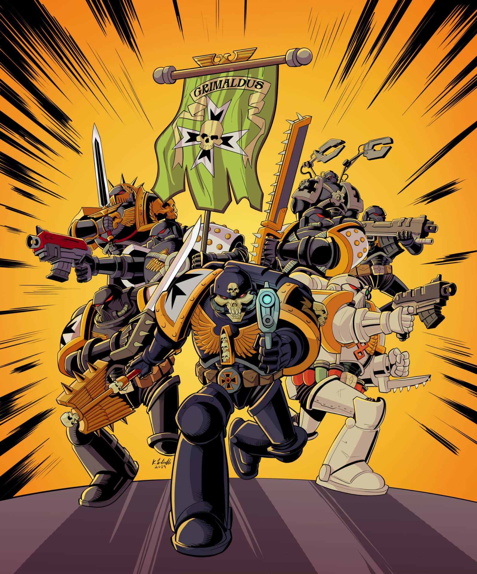 Black Templars Space Marines Fan Art