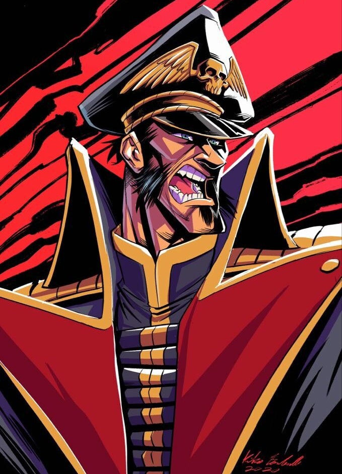 Commissar, a Political Officer of the Imperium of Man