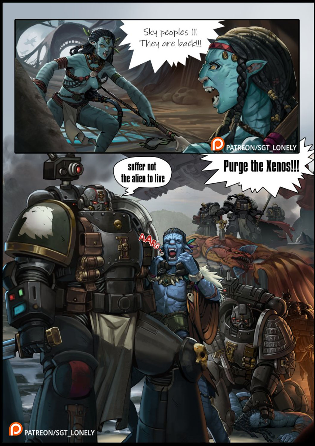 James Cameron Avatar In Warhammer Universe