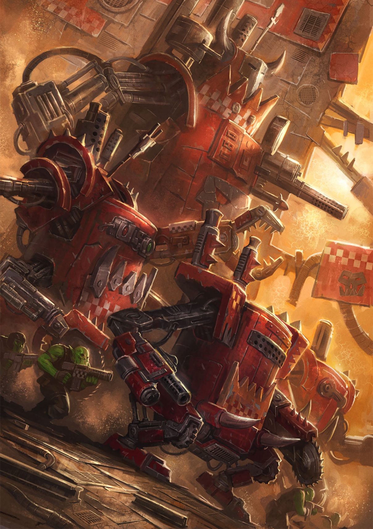 Killa Kans, Deff Dreads and Orks