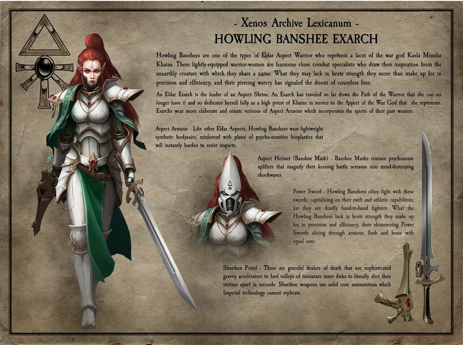 Eldar Banshee Artwork