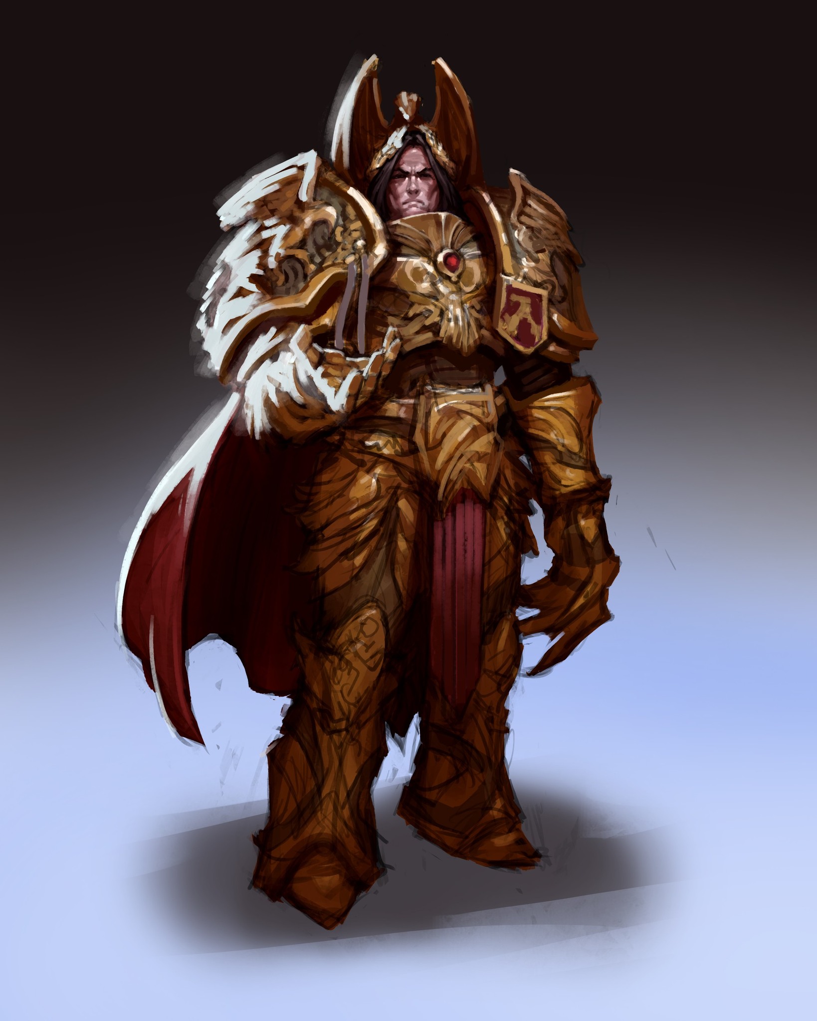 Emperor of Mankind Amazing Warhammer Illustration