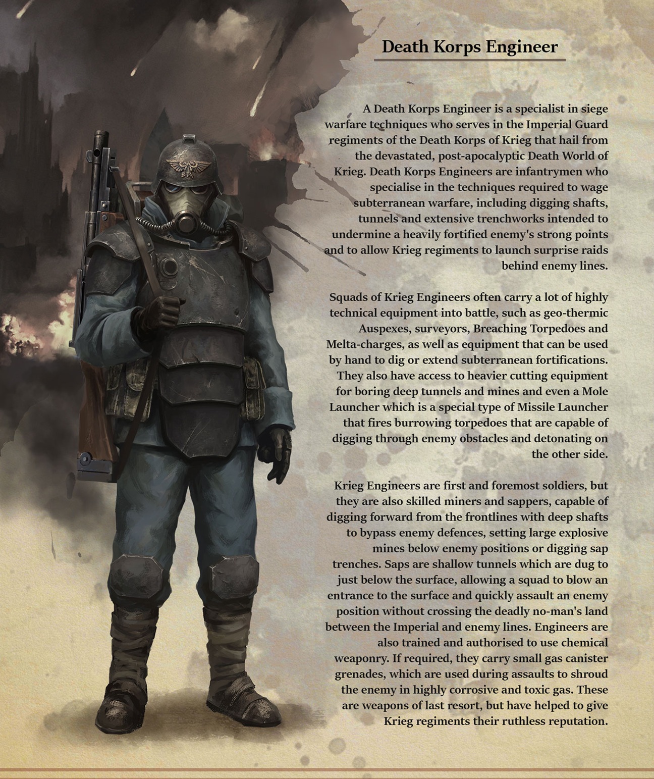 Death Korps Engineer Artwork