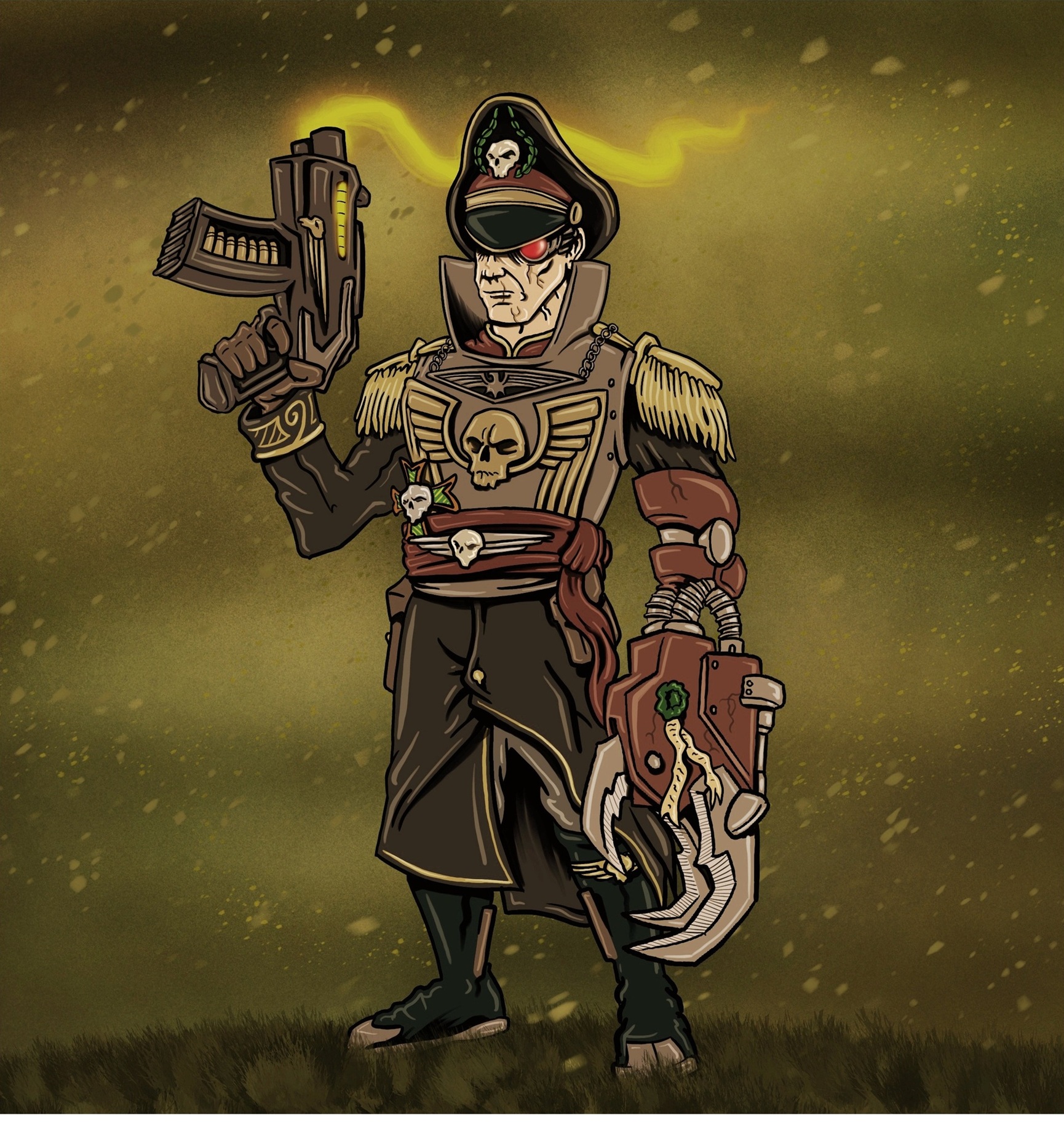 Sebastian Yarrick, Commissar Warhammer Art