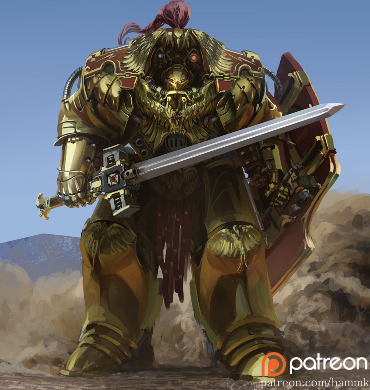 Custodian Concept Warhammer Art