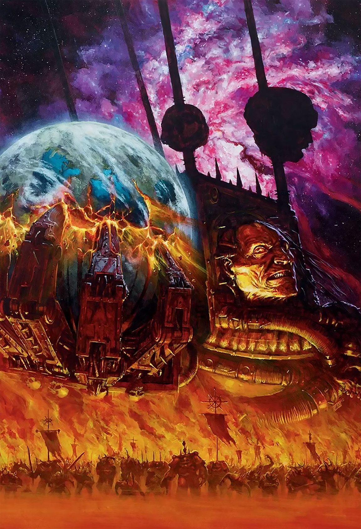 Abaddon, Warmaster of Chaos Art from Eye of Terror Book