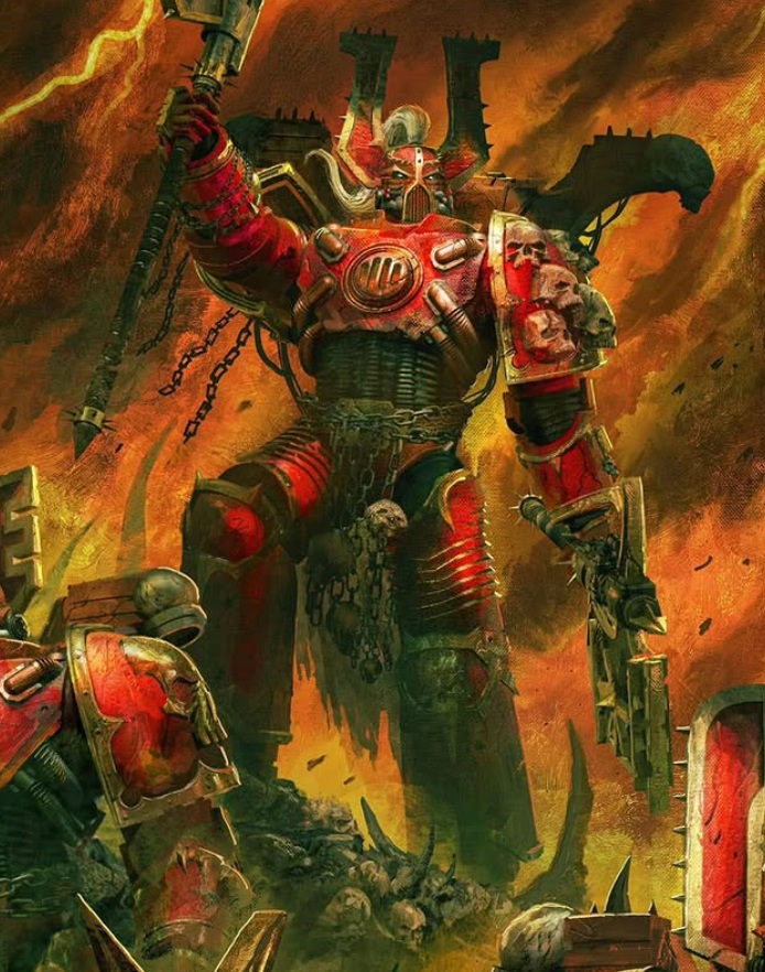 Kharn the Betrayer Epic Illustration