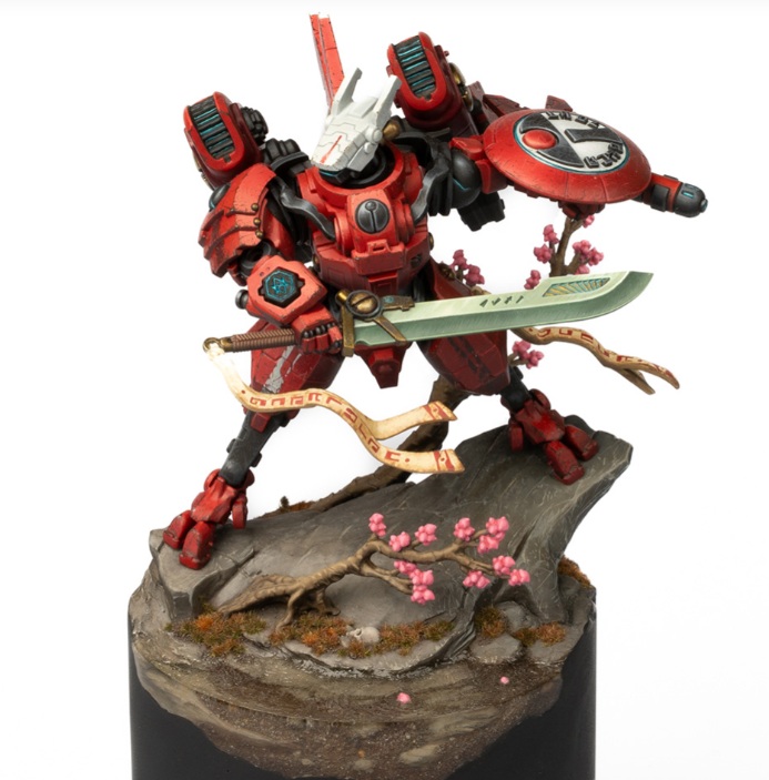 T'au Battlesuit Miniature Golden Demon Adepticon Finalist 2025