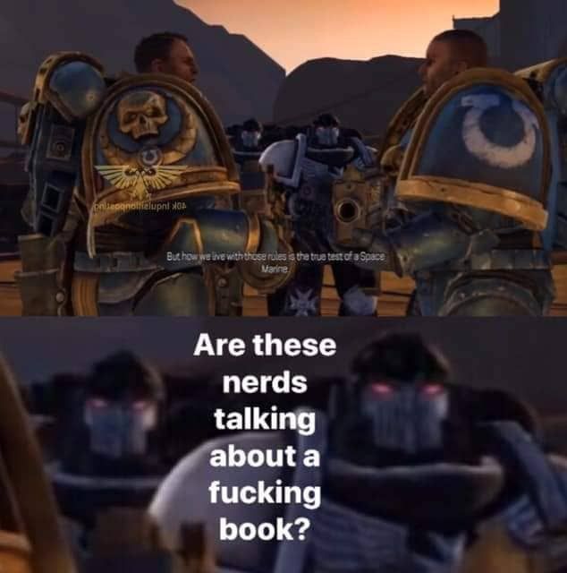 I can't believe they made that nerd a chaplain