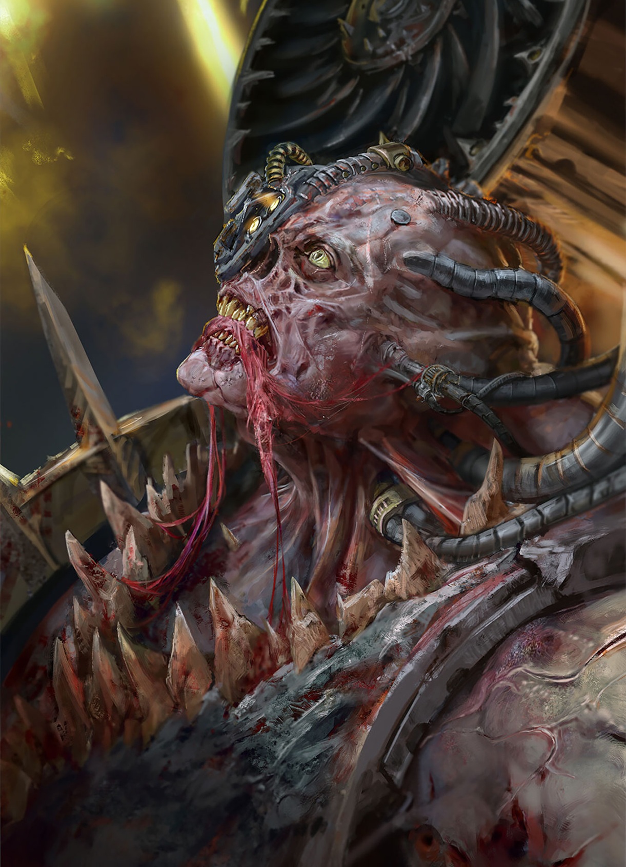 Chaos Space Marine Dark Fantasy Art