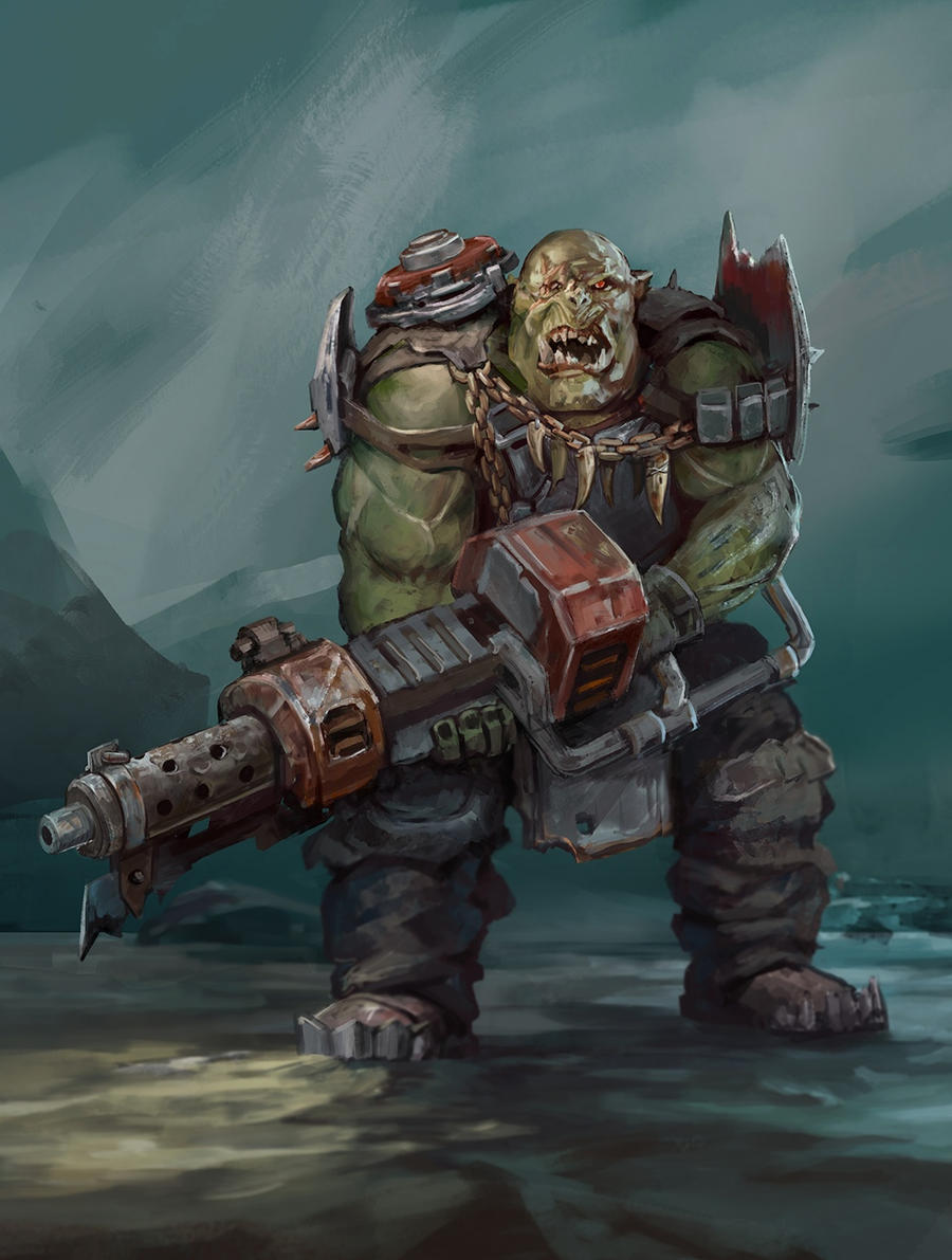 Ork Fierce Warrior Artwork