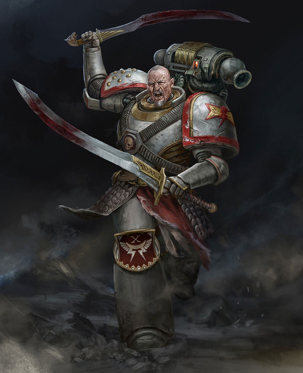 White Scars Space Marines Warhammer Art
