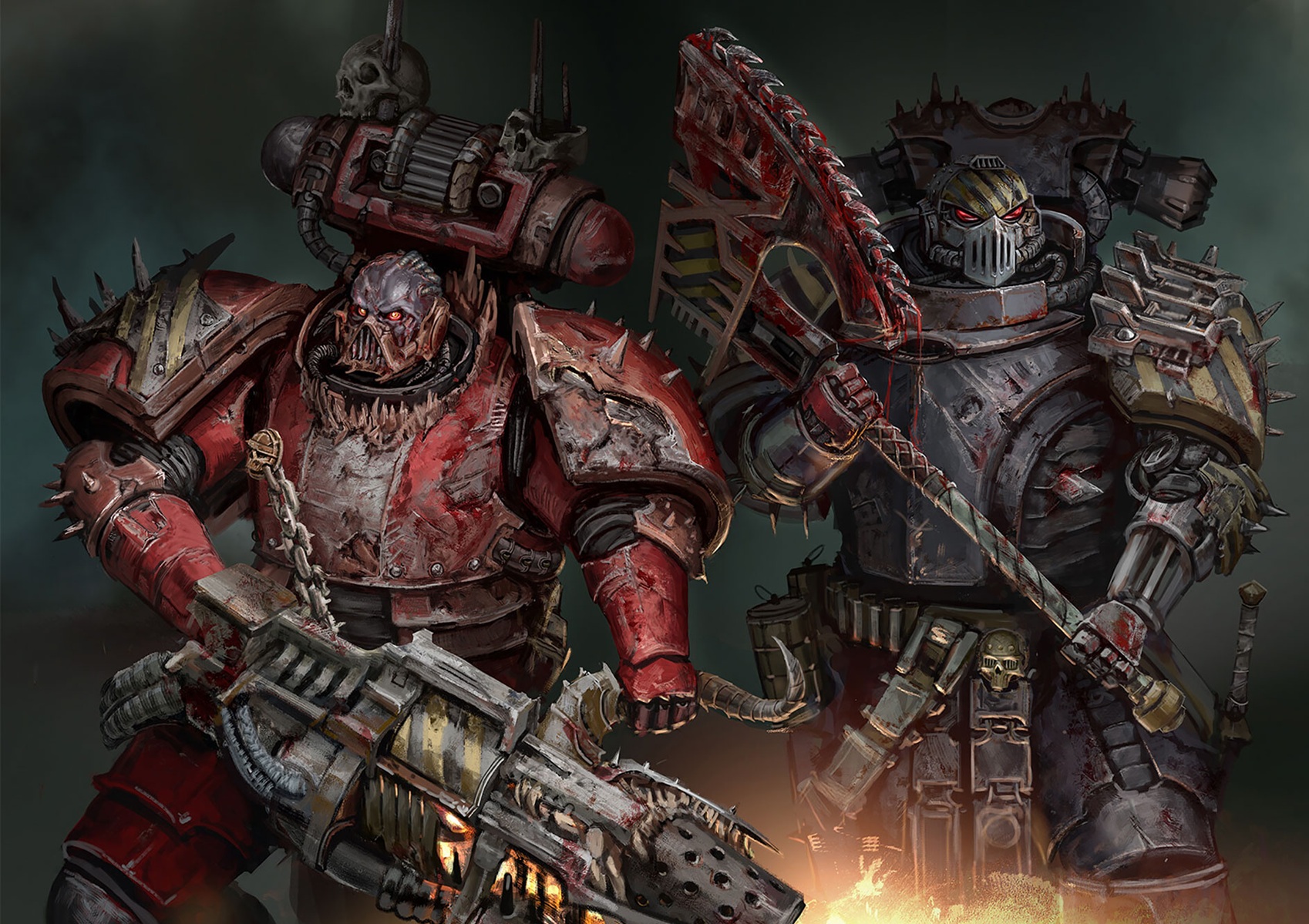 Iron Butchers Warband Warhammer Artwork