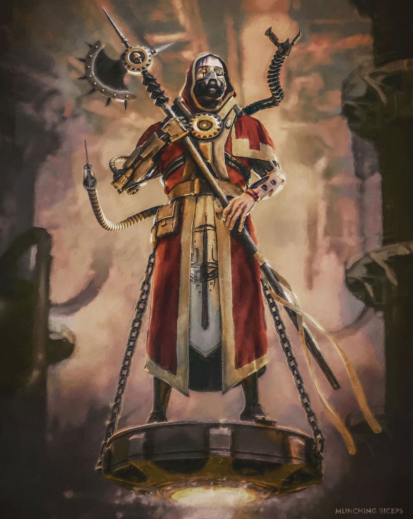 Tech-Priest Amazing Warhammer Art