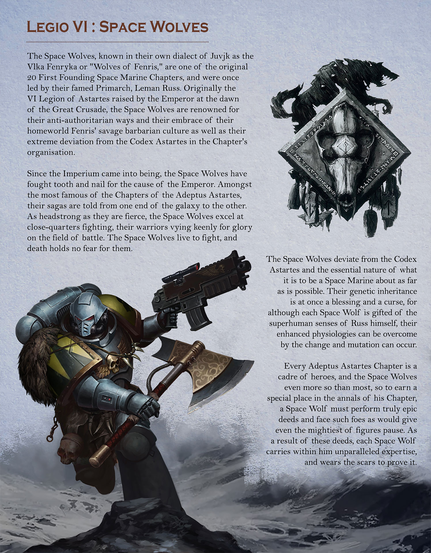 Space Wolves, Wolves of Fenris