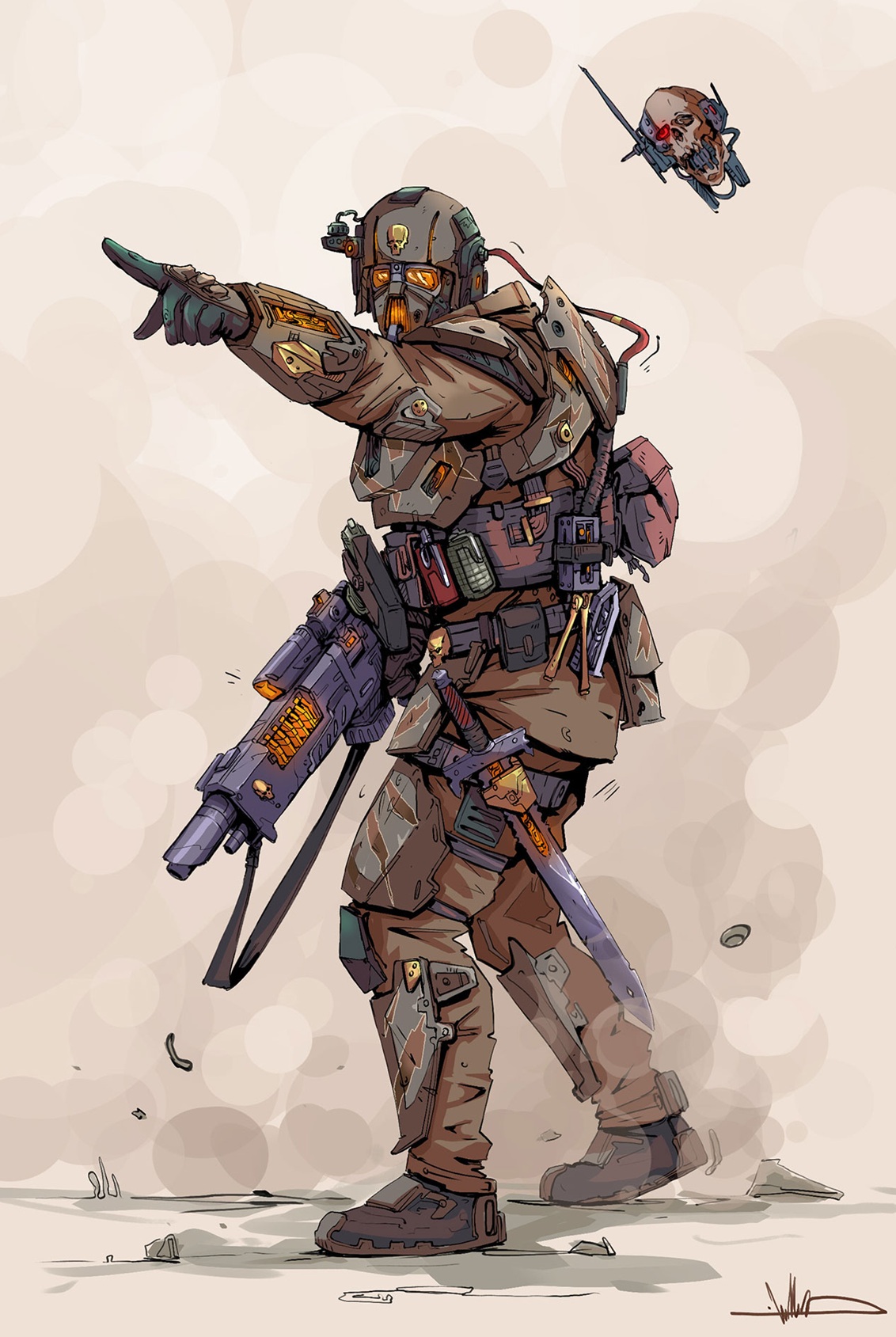 Kasrkin Imperial Guard Amazing Artwork