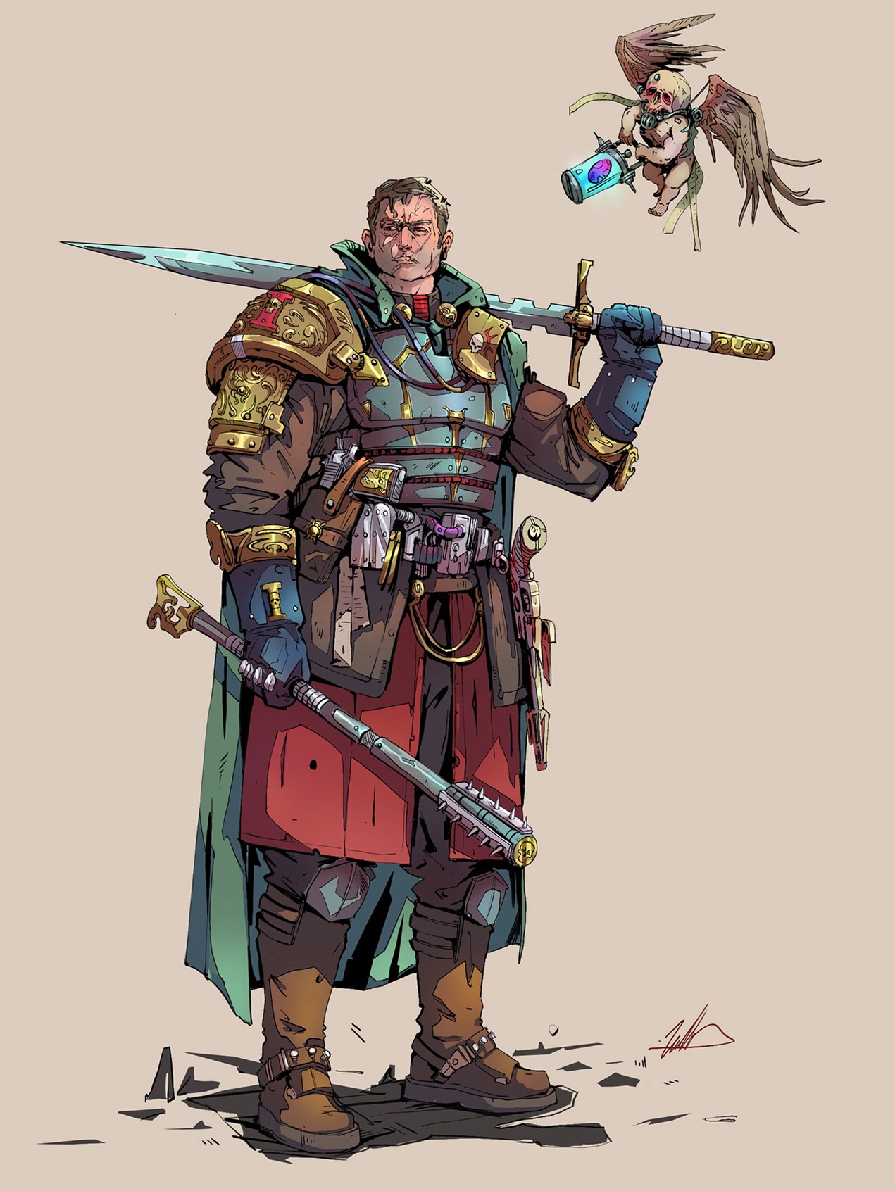 Inquisitor Amazing Warhammer Art