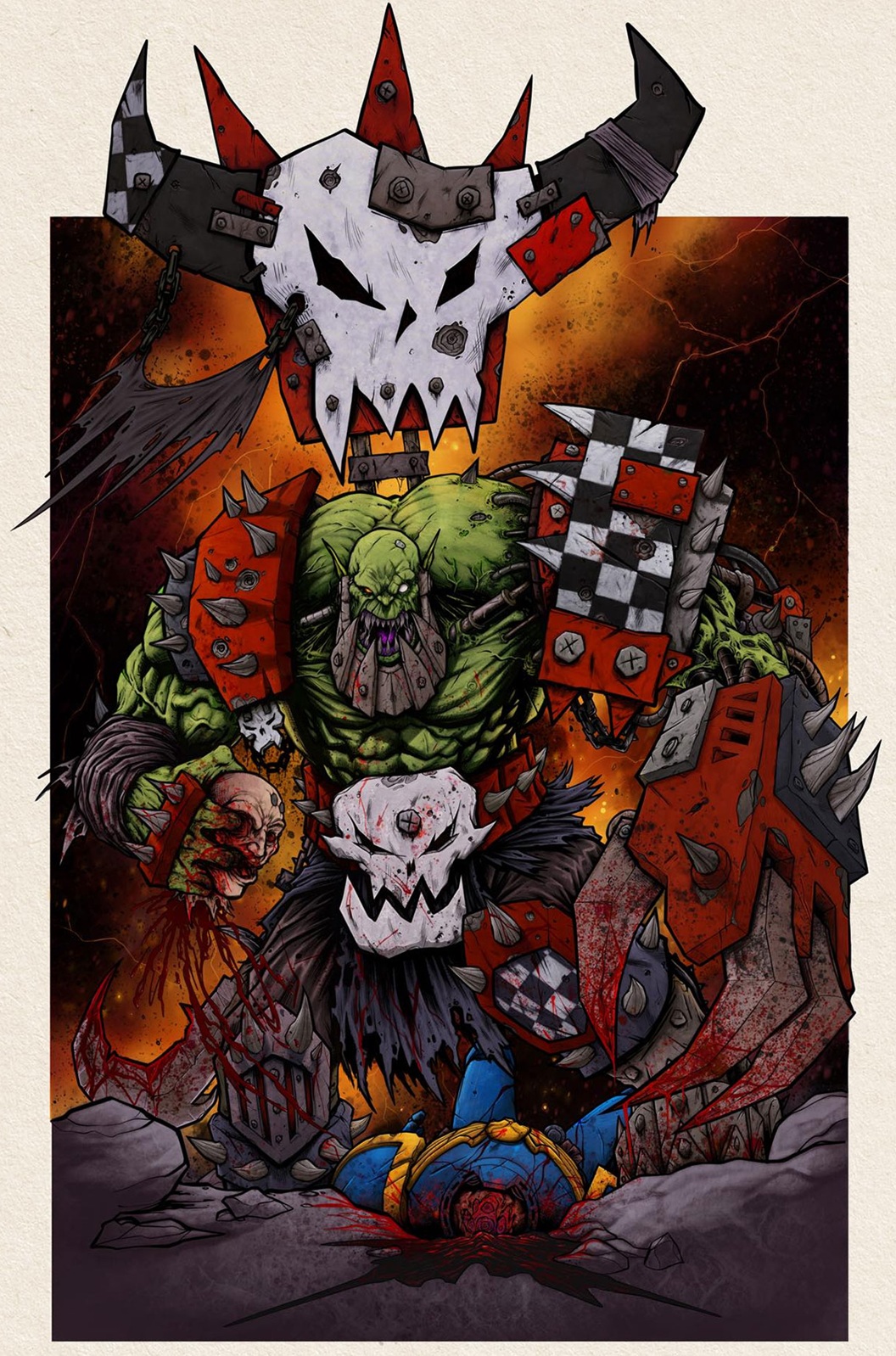 Ork Warboss Fabulous Artwork
