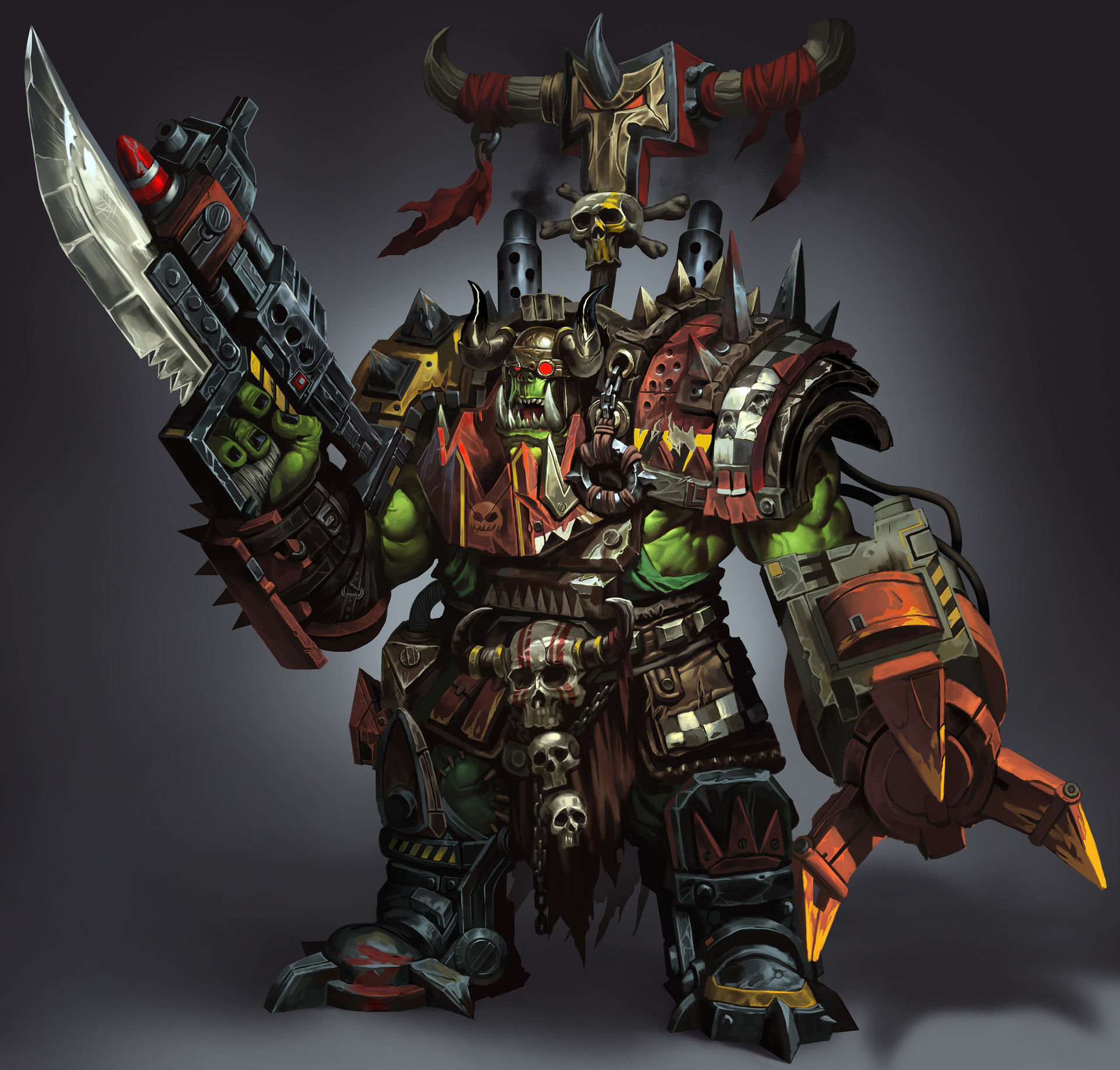 Ork Warboss Amazing Warhammer Art
