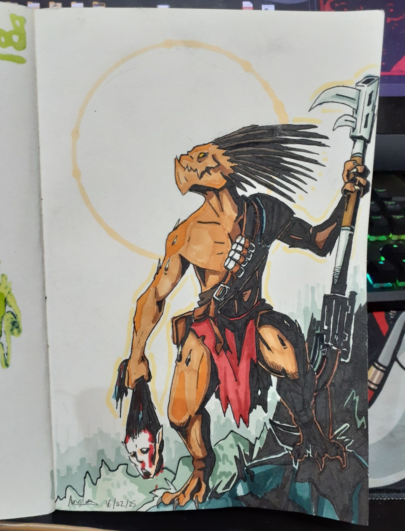 Kroot Warrior Amazing Artwork