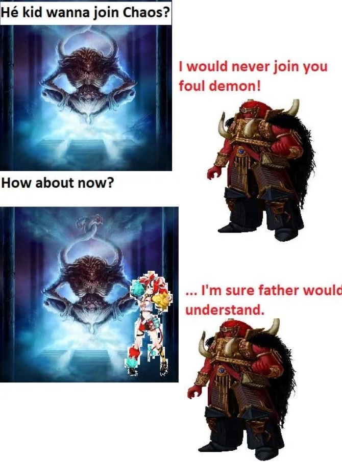 I'm sure father would understand...