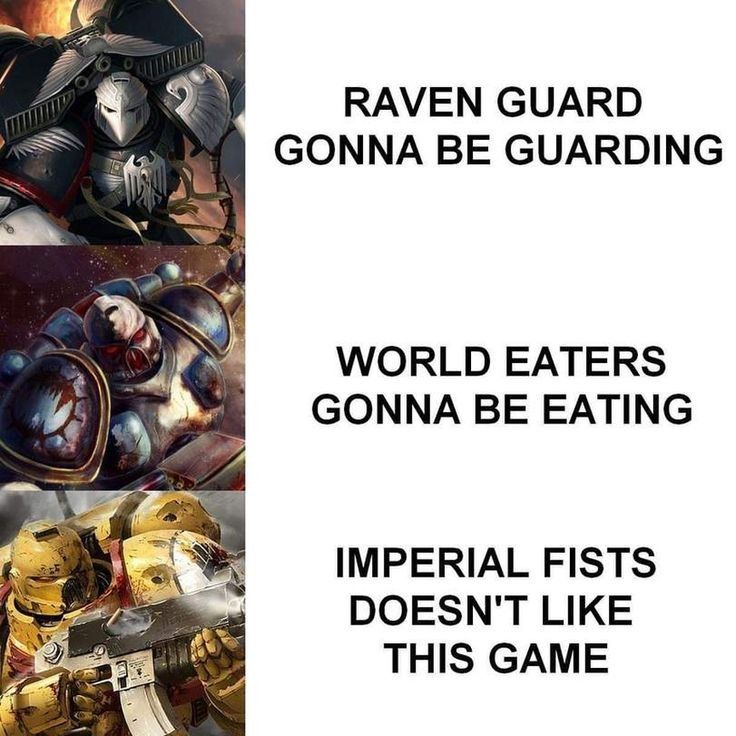 Deathwatch gonna be watching